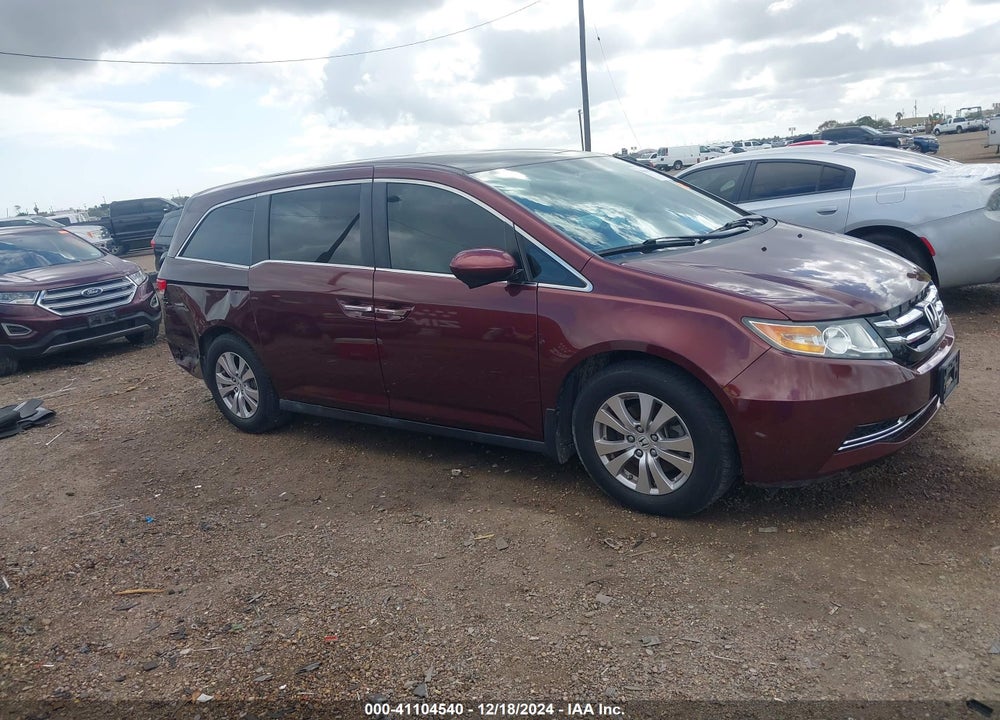 2017 HONDA ODYSSEY SE VIN: 5FNRL5H37HB026716