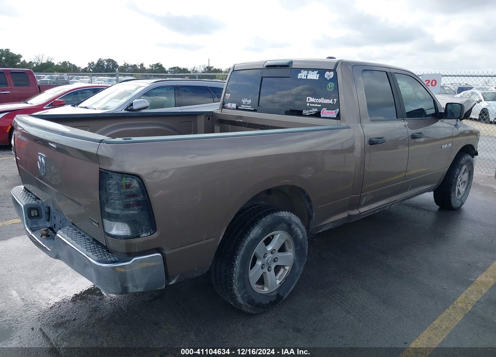 2009 DODGE RAM 1500 SLT/SPORT/TRX VIN: 1D3HB18P69S743100