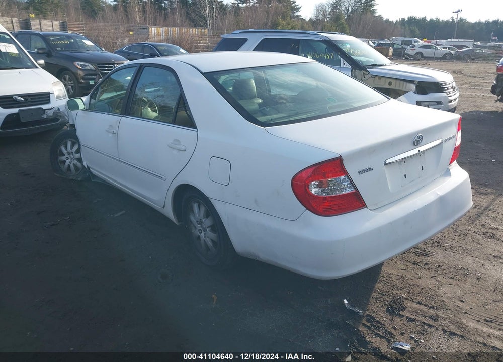 2002 TOYOTA CAMRY XLE V6 VIN: 4T1BF30K22U503708