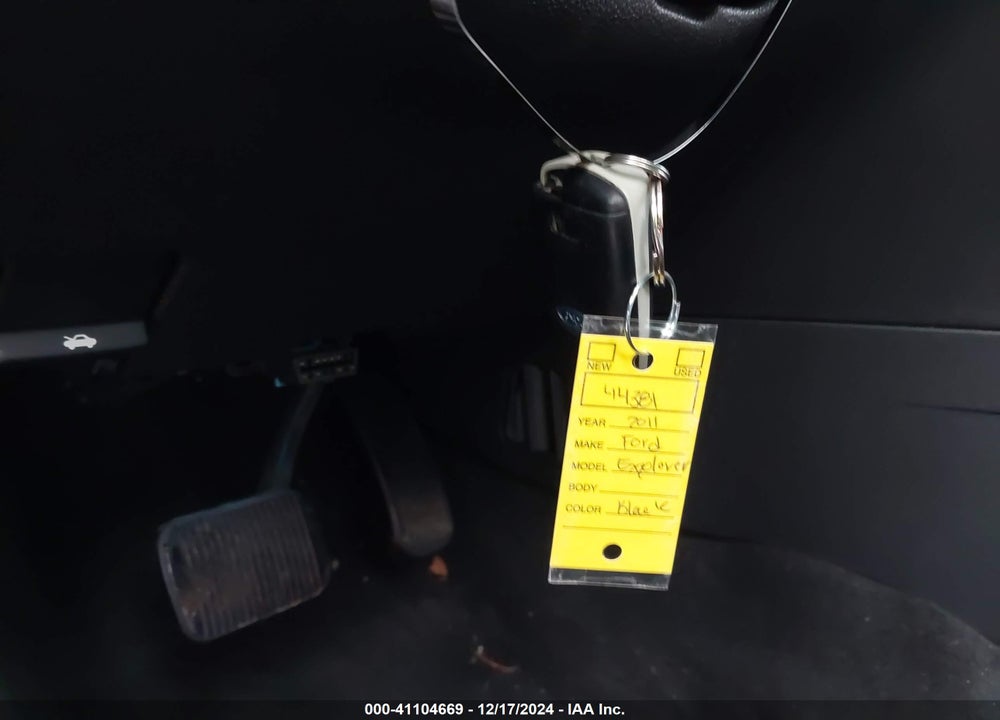 2011 FORD EXPLORER LIMITED VIN: 1FMHK8F86BGA44650