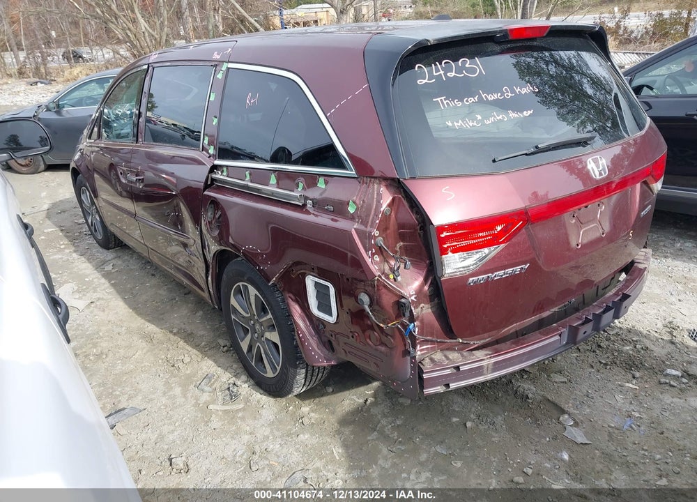 2016 HONDA ODYSSEY TOURING/TOURING ELITE VIN: 5FNRL5H91GB110100