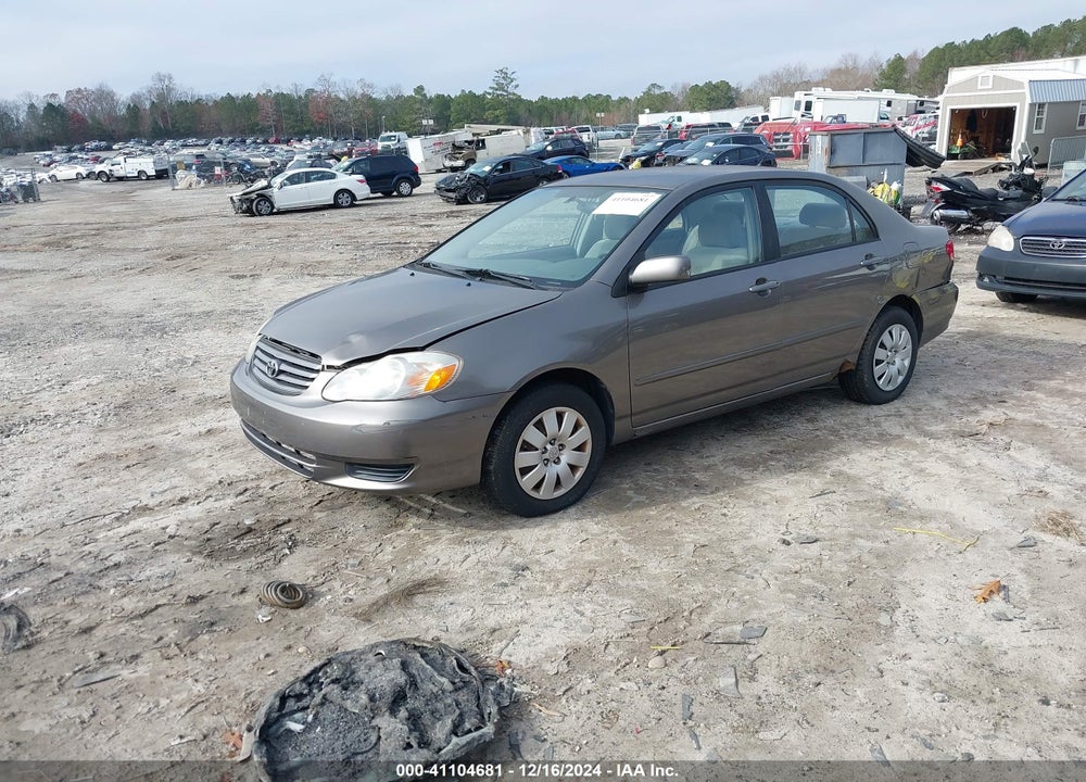 2003 TOYOTA COROLLA LE VIN: 1NXBR32E83Z044572