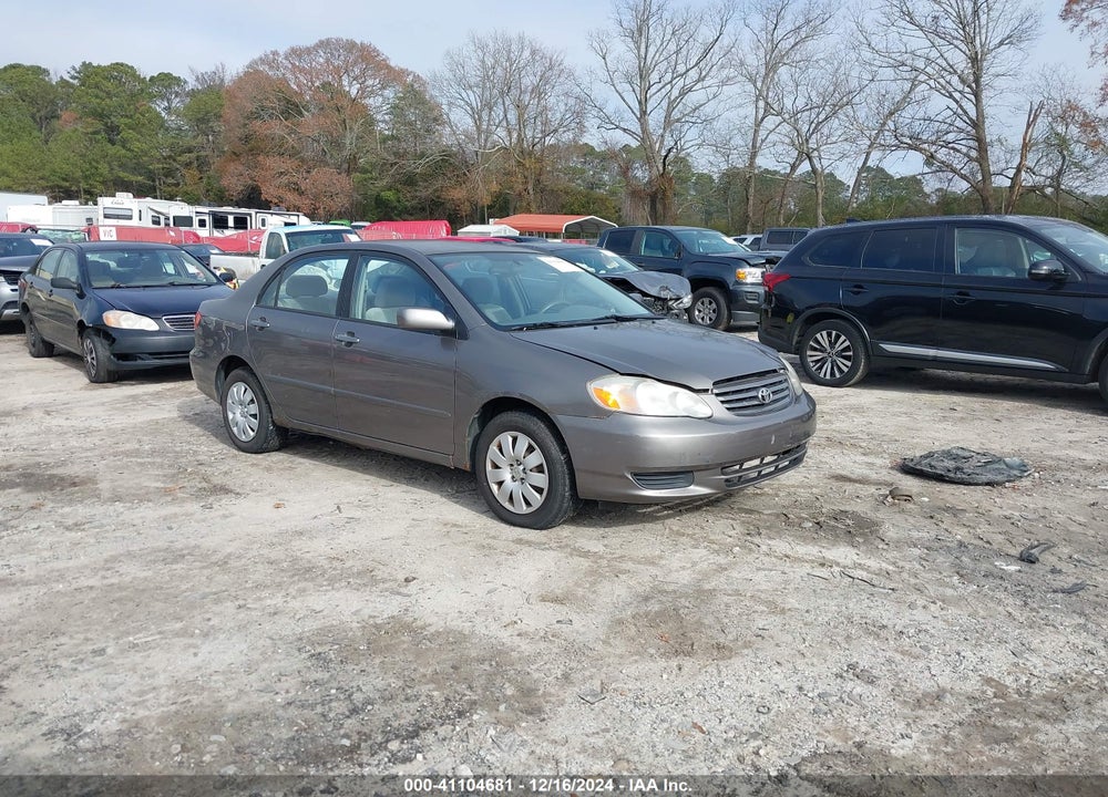 2003 TOYOTA COROLLA LE VIN: 1NXBR32E83Z044572