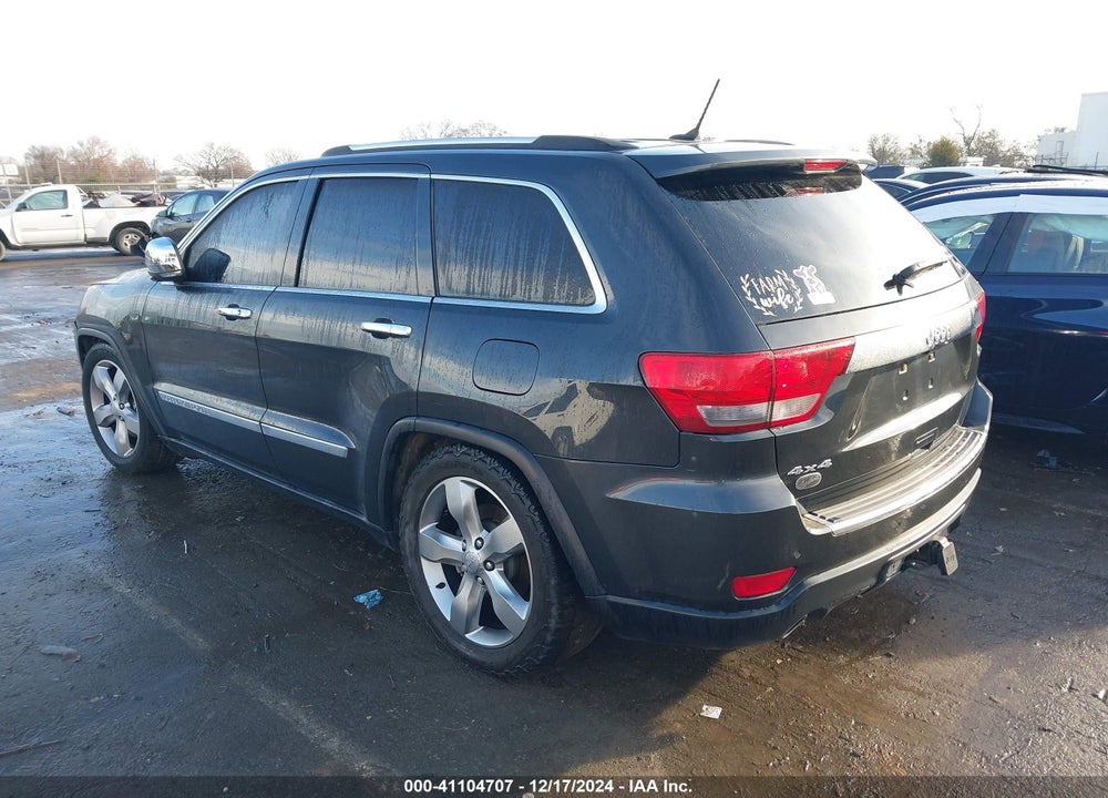2011 JEEP GRAND CHEROKEE OVERLAND VIN: 1J4RR6GT5BC560267