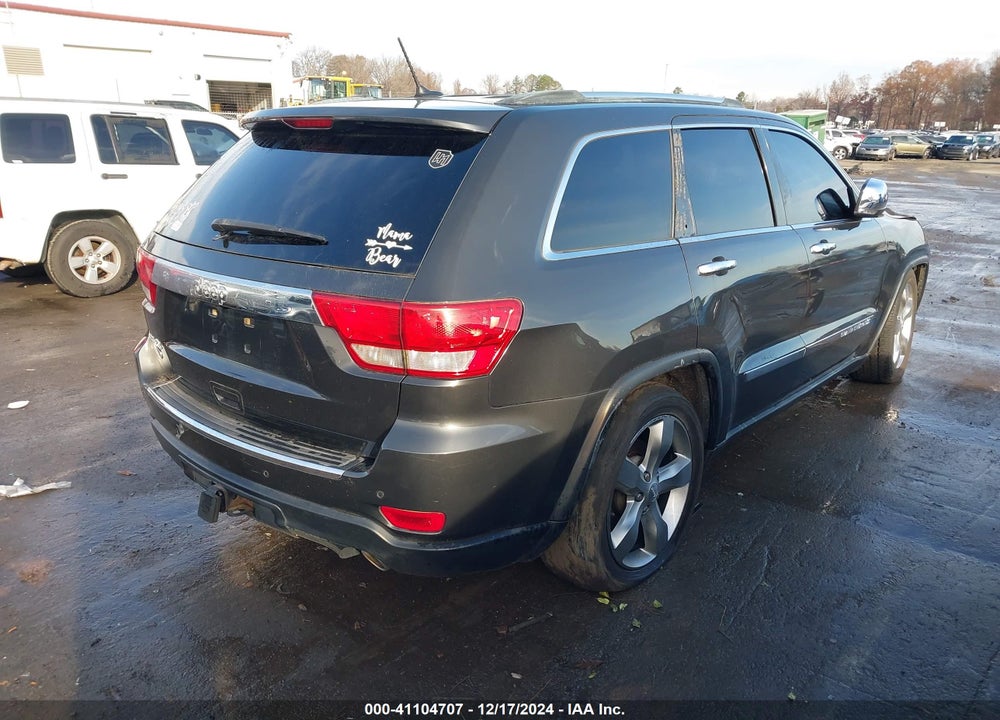 2011 JEEP GRAND CHEROKEE OVERLAND VIN: 1J4RR6GT5BC560267