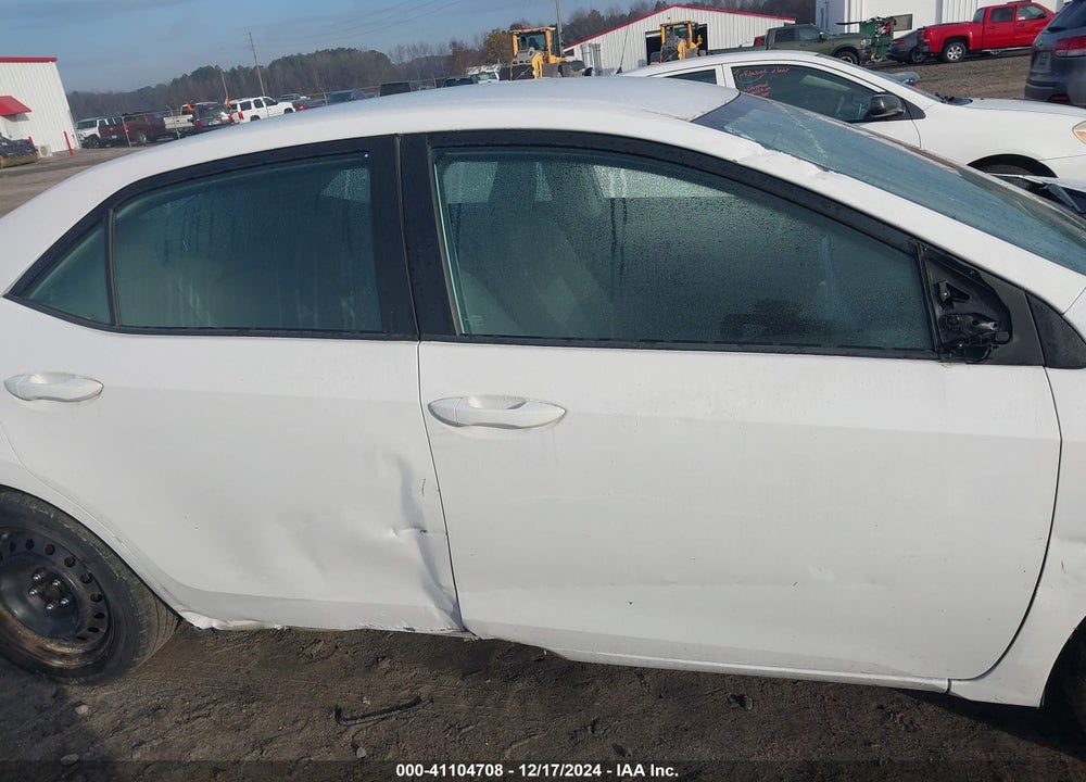 2016 TOYOTA COROLLA LE VIN: 2T1BURHE0GC706001