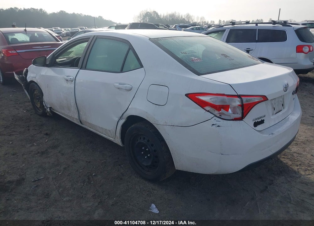 2016 TOYOTA COROLLA LE VIN: 2T1BURHE0GC706001