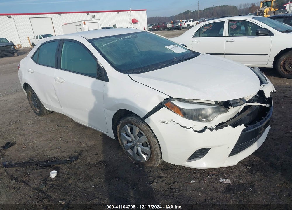 2016 TOYOTA COROLLA LE VIN: 2T1BURHE0GC706001