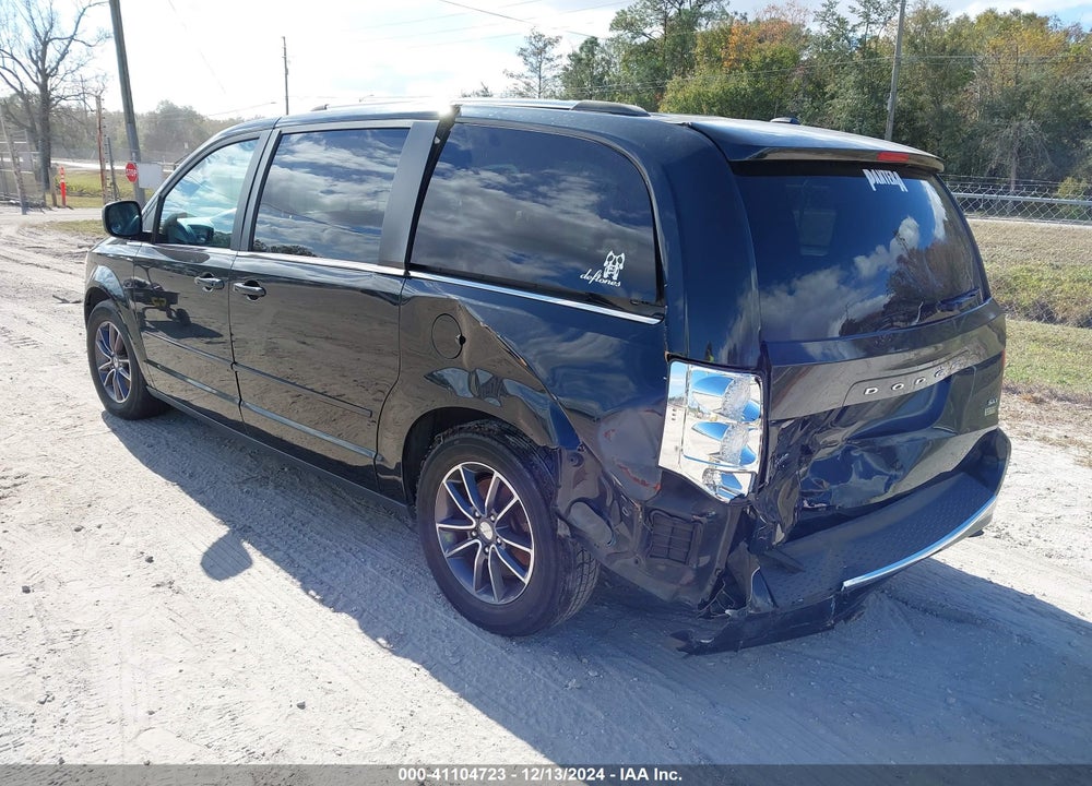 2017 DODGE GRAND CARAVAN SXT VIN: 2C4RDGCG9HR806675