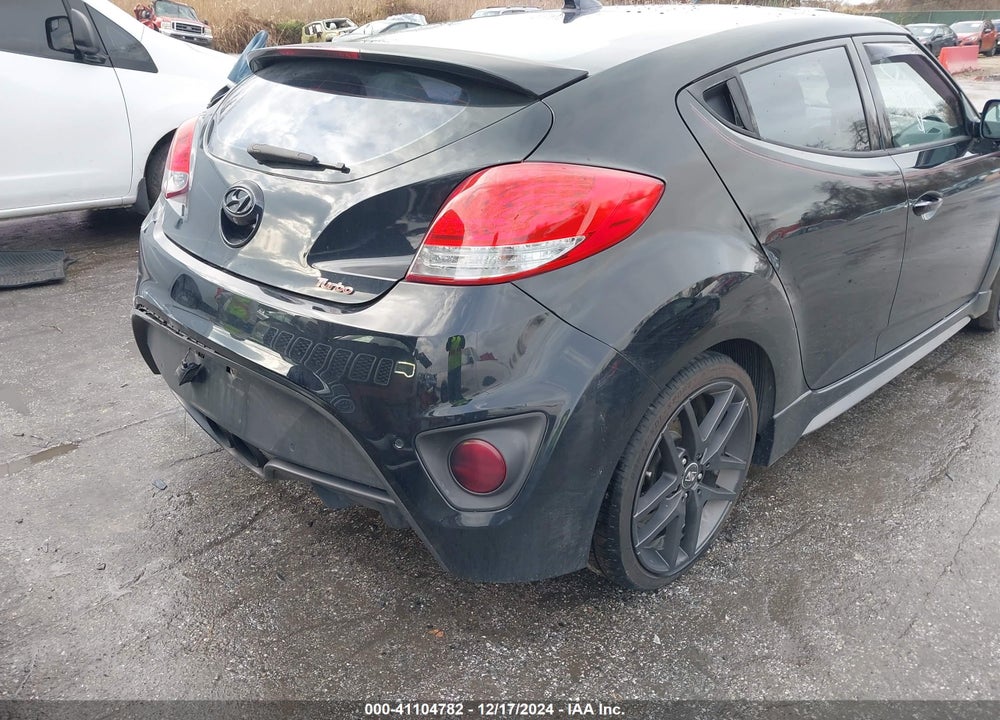2014 HYUNDAI VELOSTER TURBO W/BLUE VIN: KMHTC6AE6EU203424