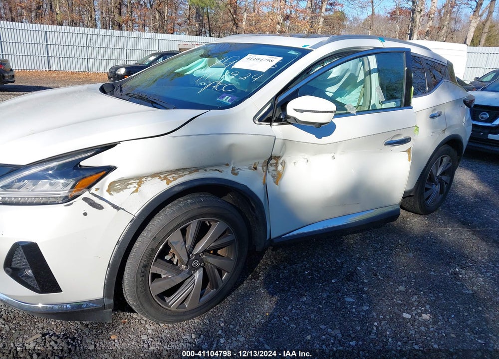 2019 NISSAN MURANO SL VIN: 5N1AZ2MS9KN121273
