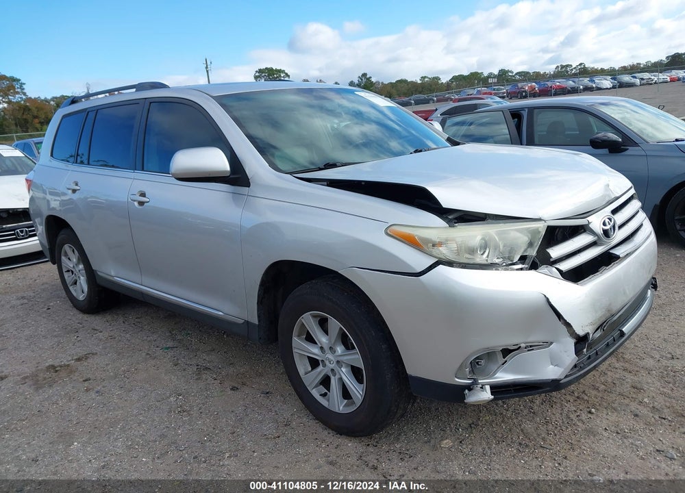 2013 TOYOTA HIGHLANDER SE V6 VIN: 5TDZK3EH5DS101247