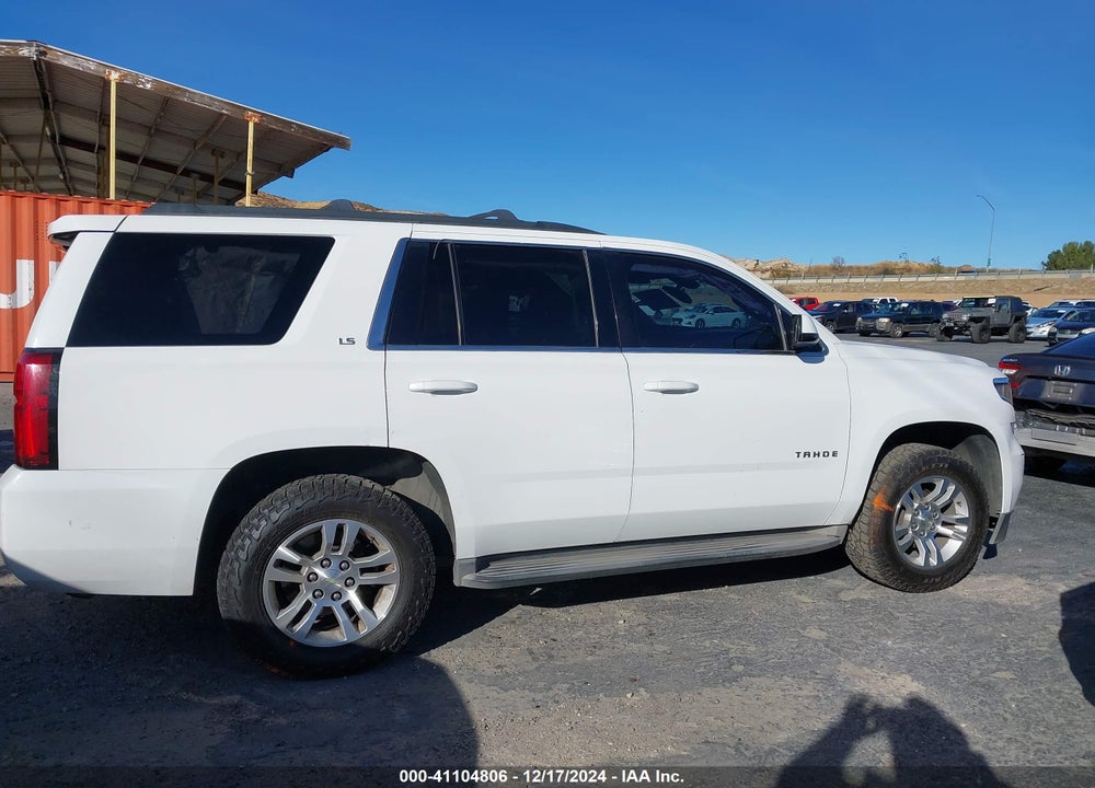 2016 CHEVROLET TAHOE LS VIN: 1GNSCAECXGR110916