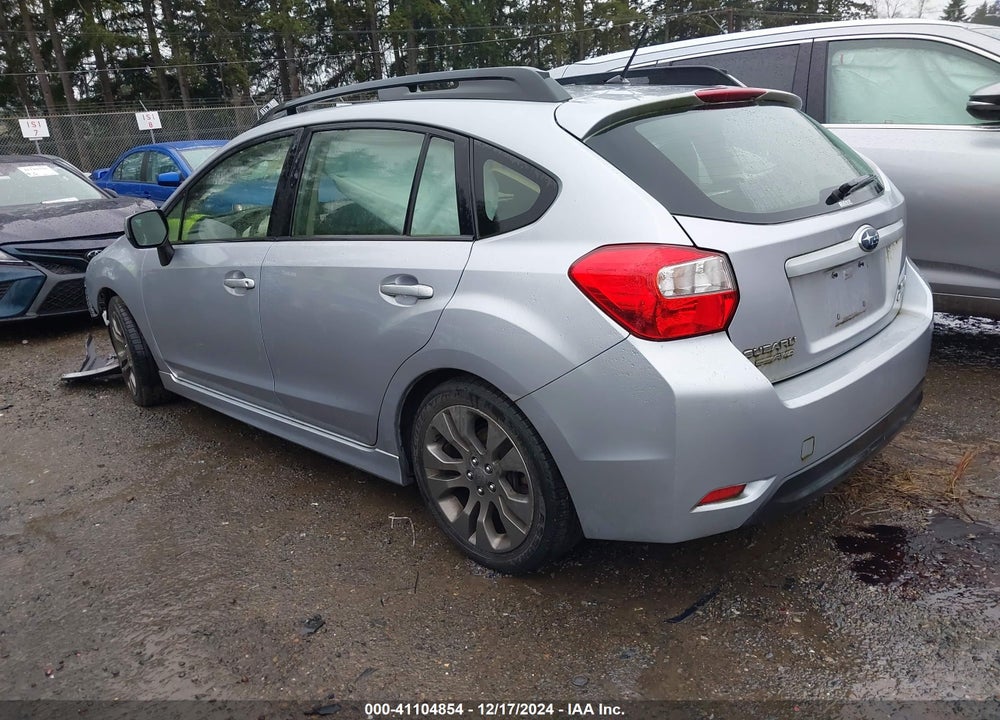 2014 SUBARU IMPREZA 2.0I SPORT PREMIUM VIN: JF1GPAL61E8220598