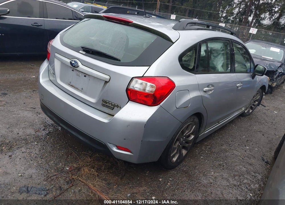 2014 SUBARU IMPREZA 2.0I SPORT PREMIUM VIN: JF1GPAL61E8220598