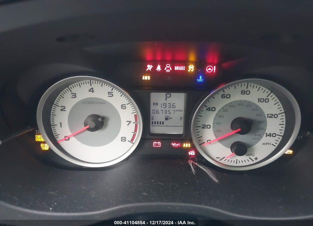 2014 SUBARU IMPREZA 2.0I SPORT PREMIUM VIN: JF1GPAL61E8220598