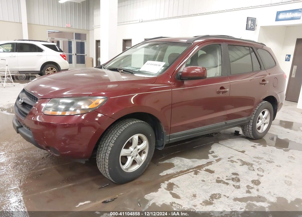 2008 HYUNDAI SANTA FE GLS VIN: 5NMSG13D38H219006