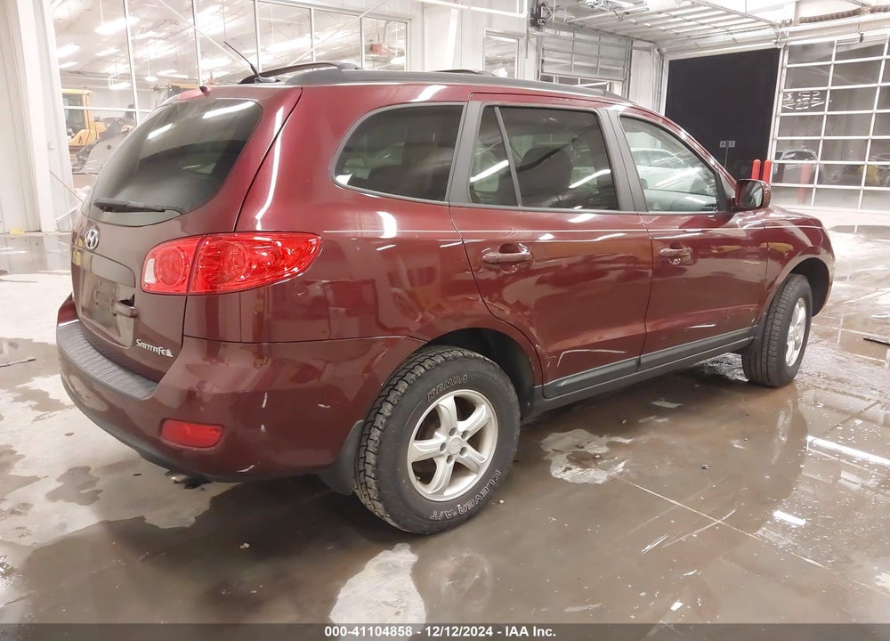 2008 HYUNDAI SANTA FE GLS VIN: 5NMSG13D38H219006