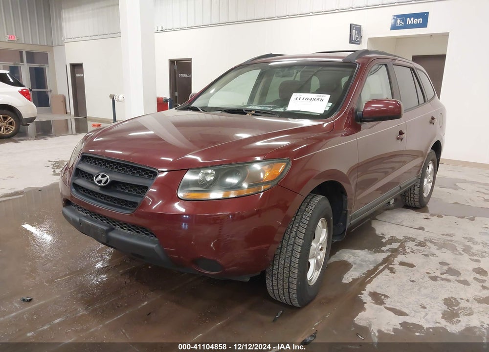 2008 HYUNDAI SANTA FE GLS VIN: 5NMSG13D38H219006