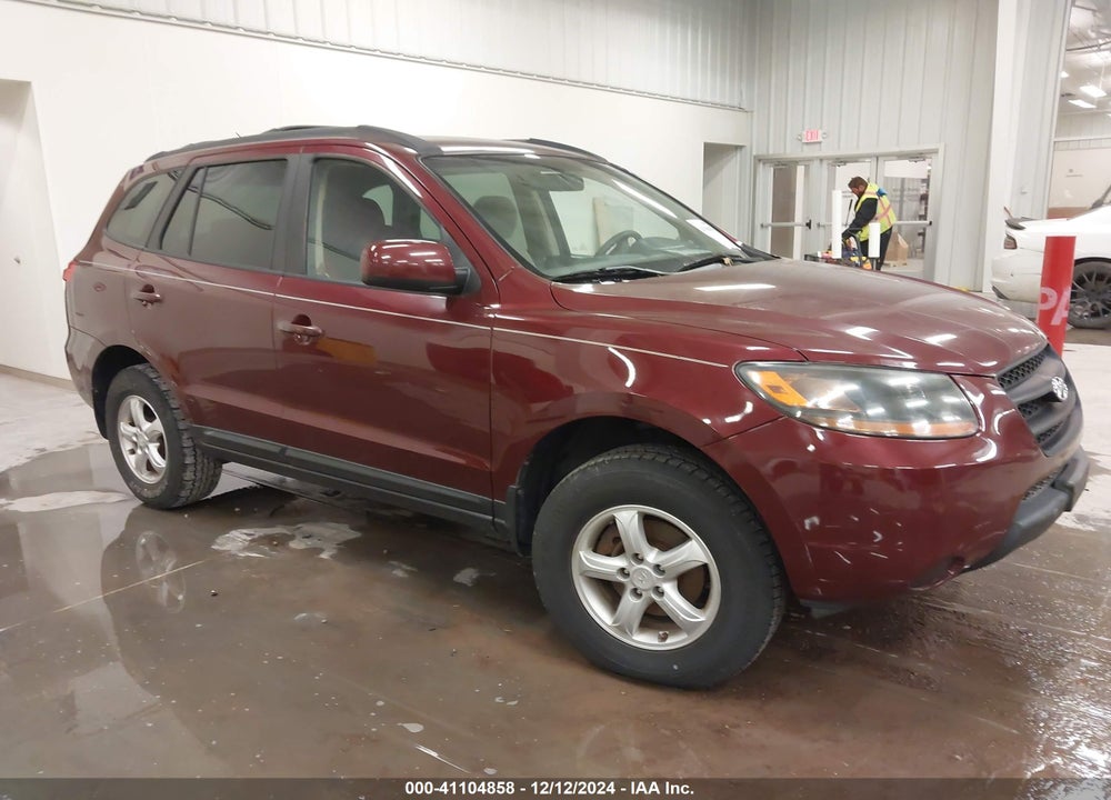 2008 HYUNDAI SANTA FE GLS VIN: 5NMSG13D38H219006