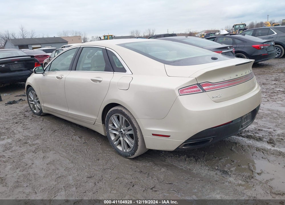 2014 LINCOLN MKZ VIN: 3LN6L2G9XER806206