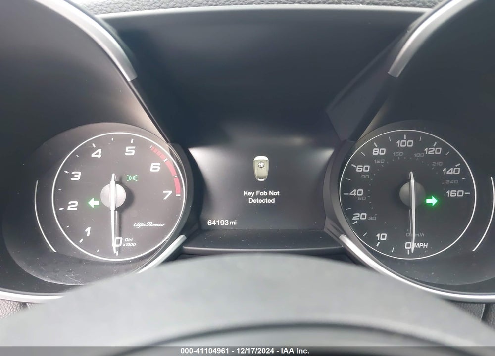 2021 ALFA ROMEO GIULIA TI AWD VIN: ZARFANBN5M7645422