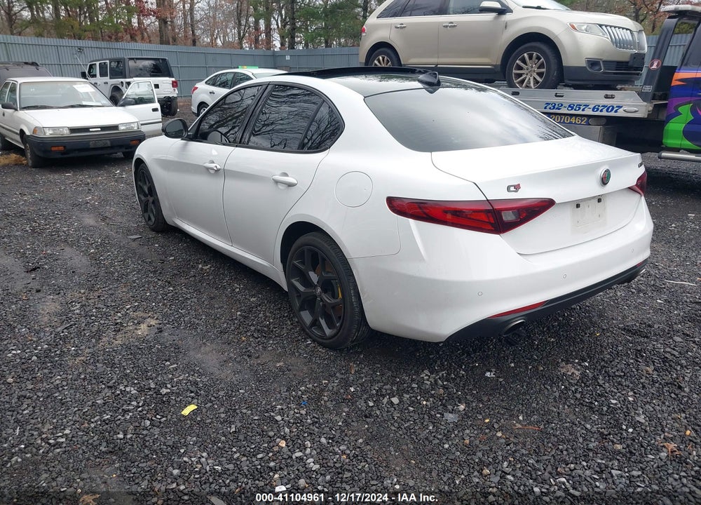 2021 ALFA ROMEO GIULIA TI AWD VIN: ZARFANBN5M7645422