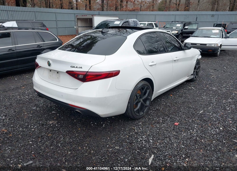 2021 ALFA ROMEO GIULIA TI AWD VIN: ZARFANBN5M7645422