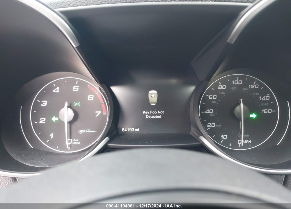 2021 ALFA ROMEO GIULIA TI AWD VIN: ZARFANBN5M7645422