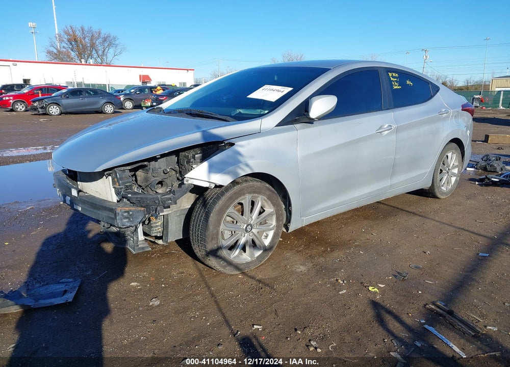 2014 HYUNDAI ELANTRA SE VIN: 5NPDH4AE8EH473120