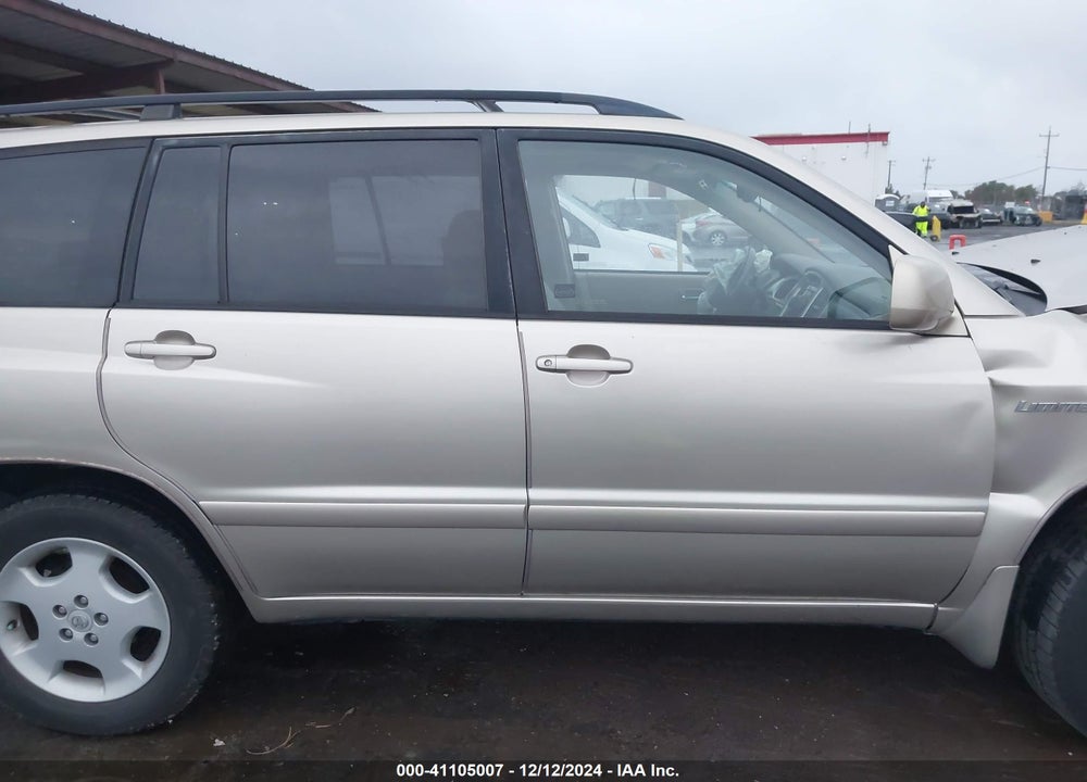 2006 TOYOTA HIGHLANDER LIMITED V6 VIN: JTEDP21A060091615