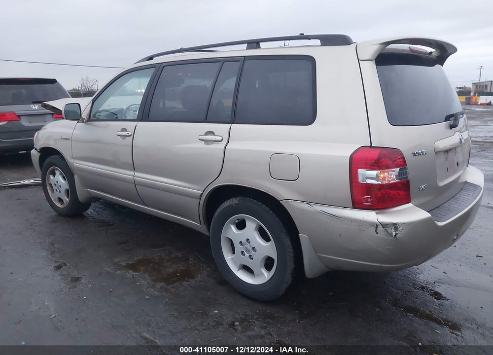 2006 TOYOTA HIGHLANDER LIMITED V6 VIN: JTEDP21A060091615