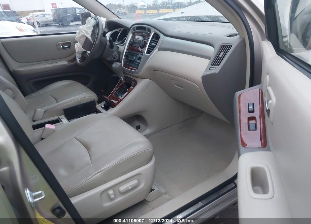 2006 TOYOTA HIGHLANDER LIMITED V6 VIN: JTEDP21A060091615