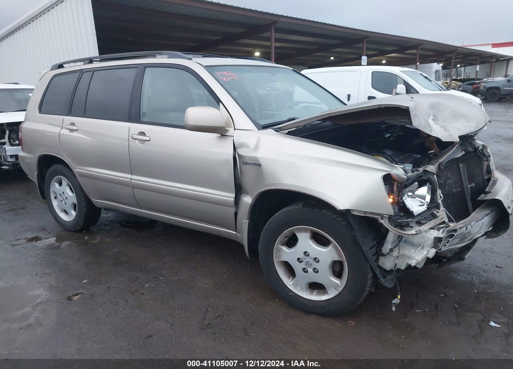 2006 TOYOTA HIGHLANDER LIMITED V6 VIN: JTEDP21A060091615