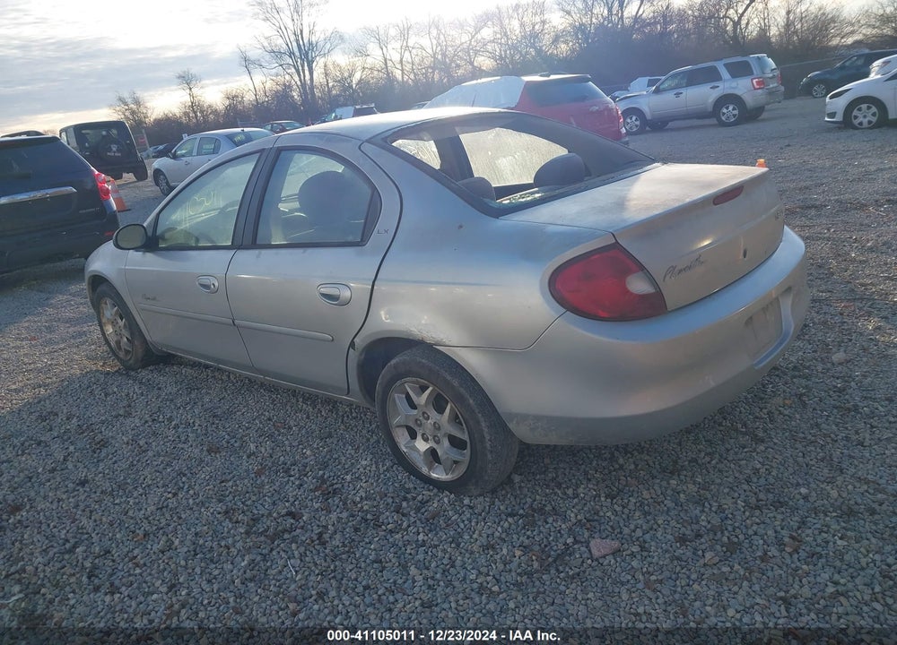 2000 PLYMOUTH NEON HIGHLINE VIN: 1P3ES46C0YD727975