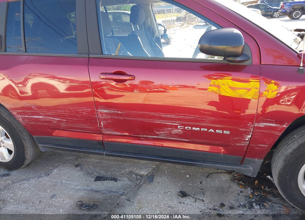 2014 JEEP COMPASS SPORT VIN: 1C4NJCBA8ED844328