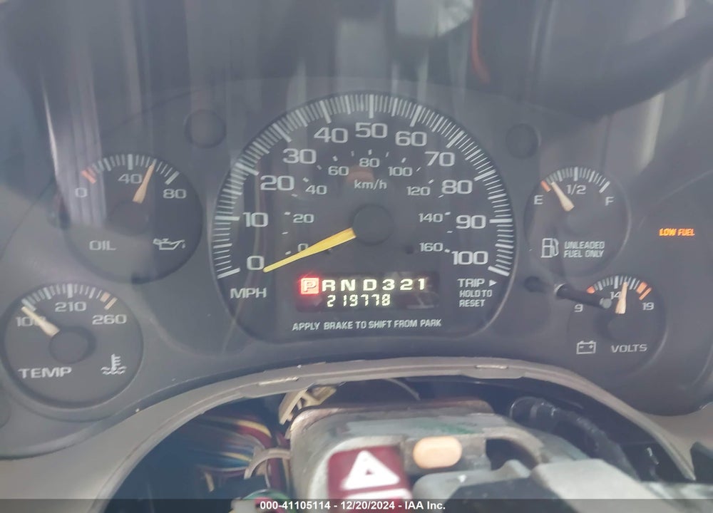2000 CHEVROLET ASTRO VIN: 1GNDM19W3YB189933