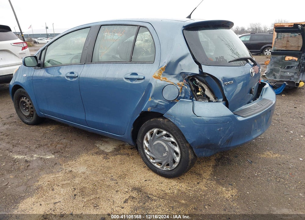 2009 TOYOTA YARIS VIN: JTDKT903495240165