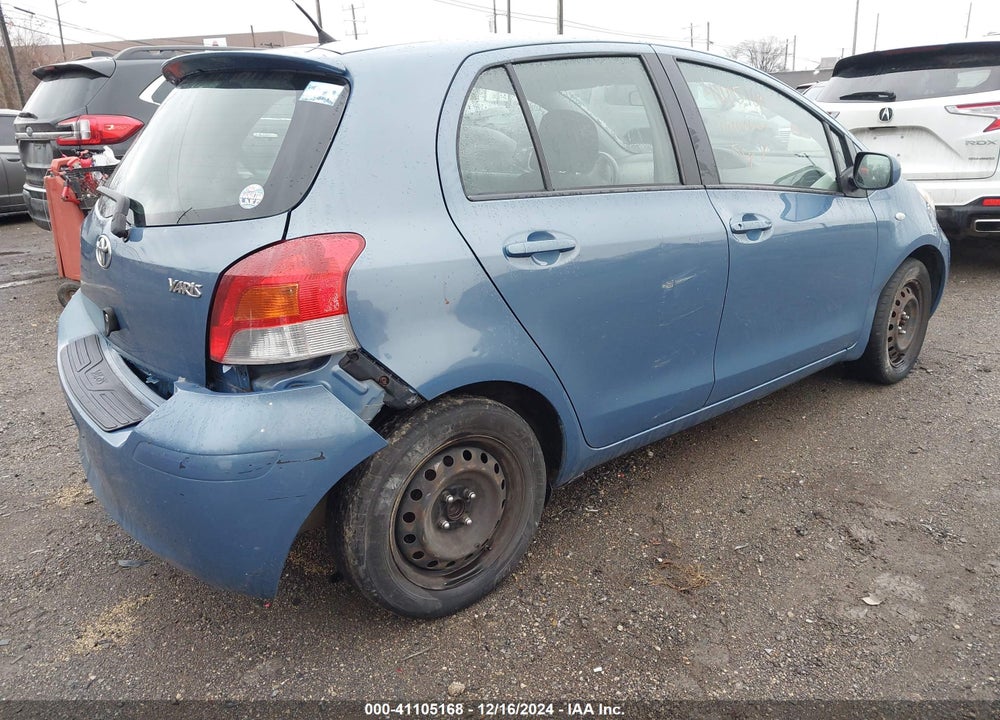 2009 TOYOTA YARIS VIN: JTDKT903495240165