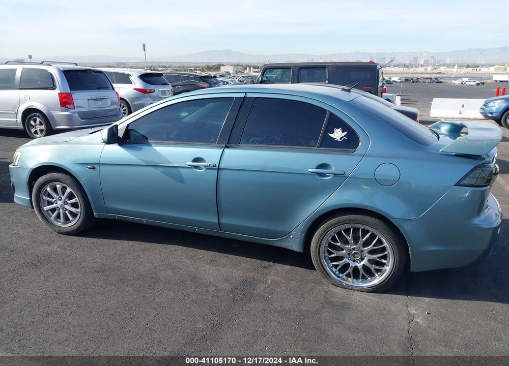 2008 MITSUBISHI LANCER VIN: JA3AU86U18U020665