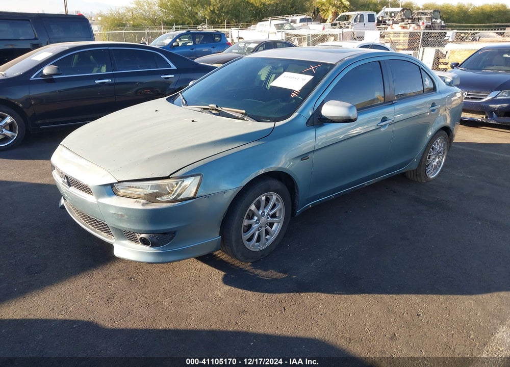 2008 MITSUBISHI LANCER VIN: JA3AU86U18U020665