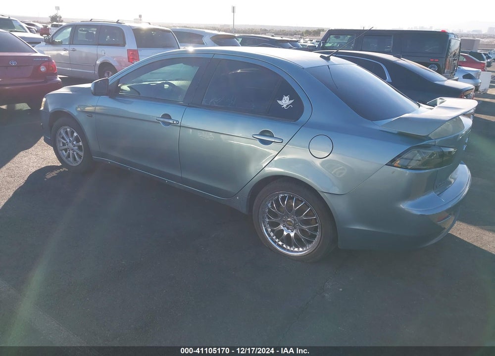 2008 MITSUBISHI LANCER VIN: JA3AU86U18U020665