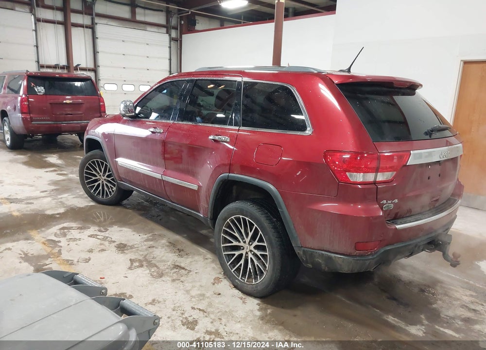 2013 JEEP GRAND CHEROKEE OVERLAND VIN: 1C4RJFCT0DC582392