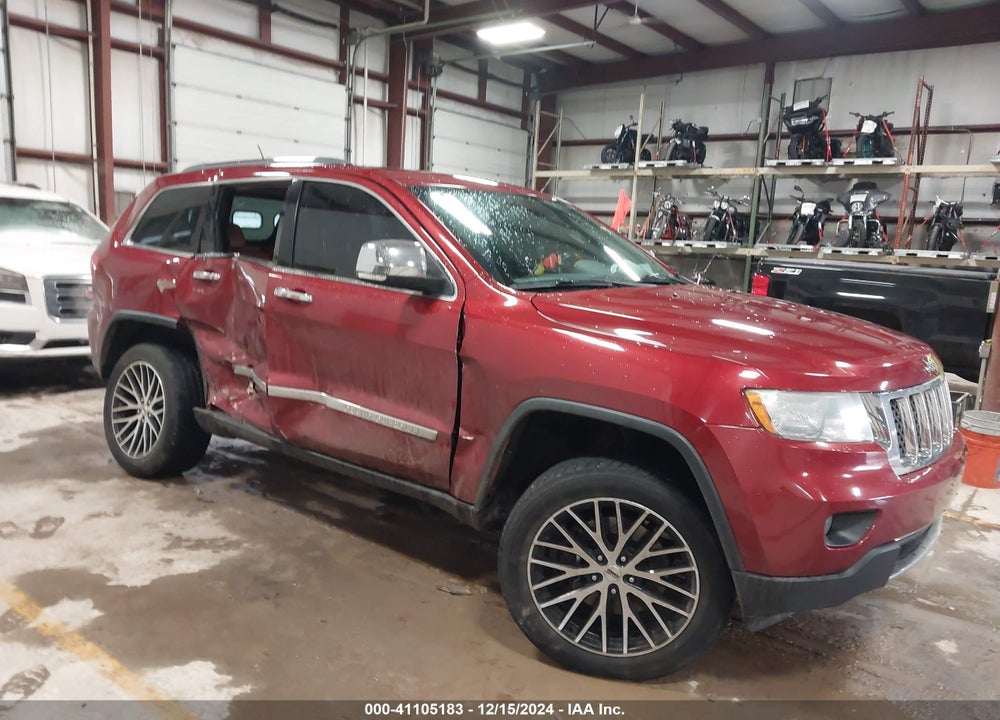 2013 JEEP GRAND CHEROKEE OVERLAND VIN: 1C4RJFCT0DC582392