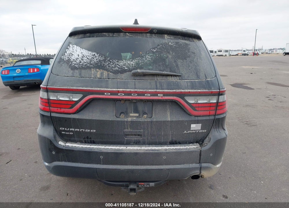 2016 DODGE DURANGO LIMITED VIN: 1C4RDJDG2GC484318