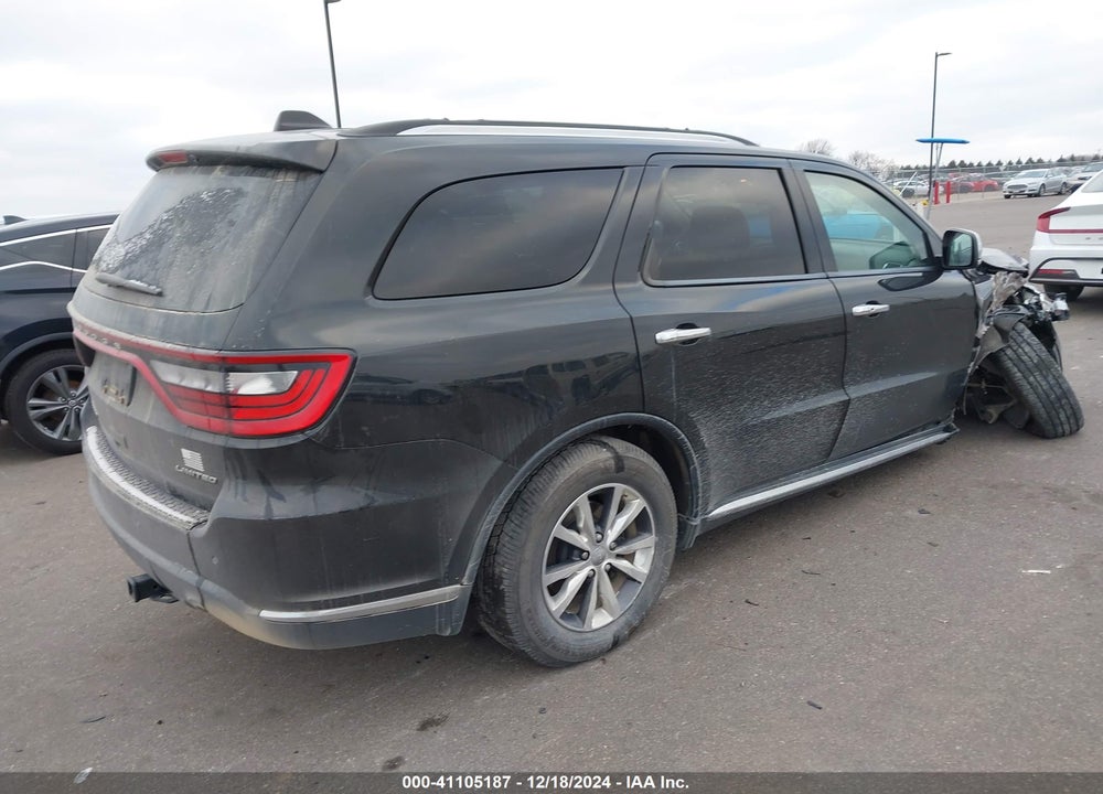 2016 DODGE DURANGO LIMITED VIN: 1C4RDJDG2GC484318