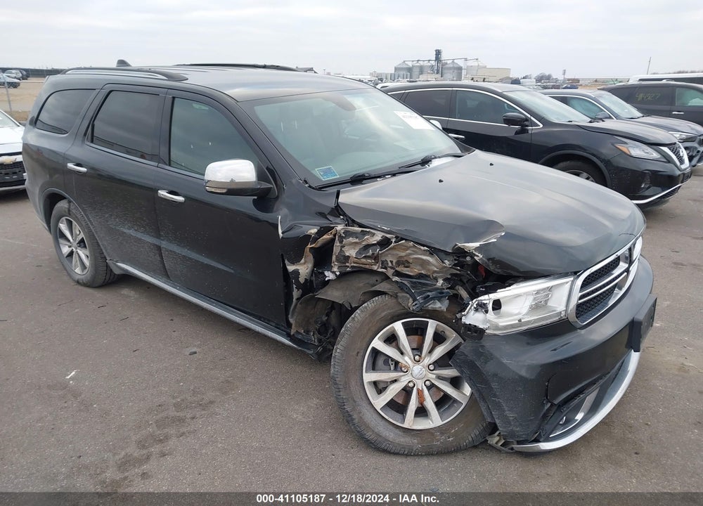 2016 DODGE DURANGO LIMITED VIN: 1C4RDJDG2GC484318