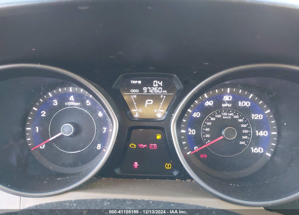 2013 HYUNDAI ELANTRA GLS VIN: 5NPDH4AE3DH335158