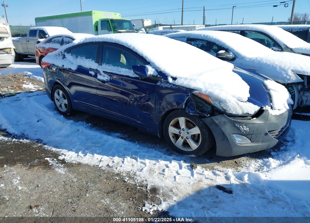 2013 HYUNDAI ELANTRA GLS VIN: 5NPDH4AE3DH335158
