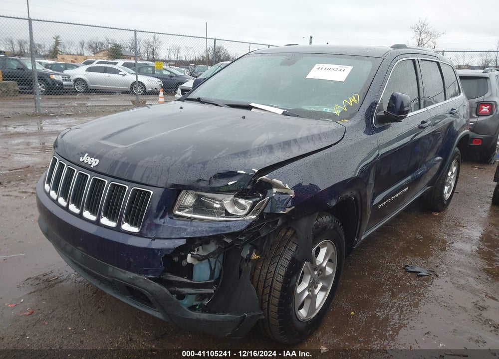2014 JEEP GRAND CHEROKEE LAREDO VIN: 1C4RJFAG8EC447037